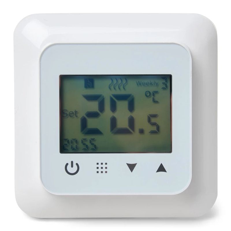 Termostats Heatcom HC60. karināms. balta