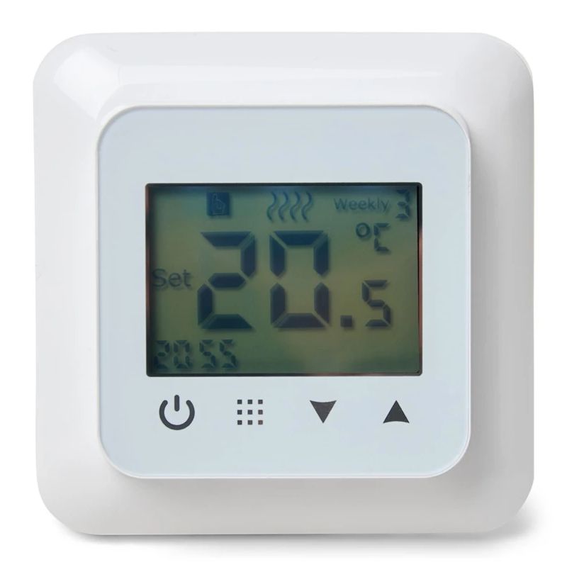Termostats Heatcom HC60. karināms. balta
