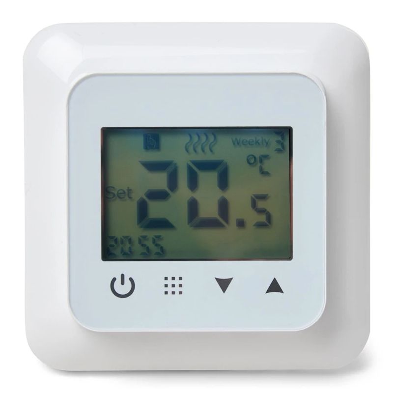 Termostats Heatcom HC60. karināms. balta