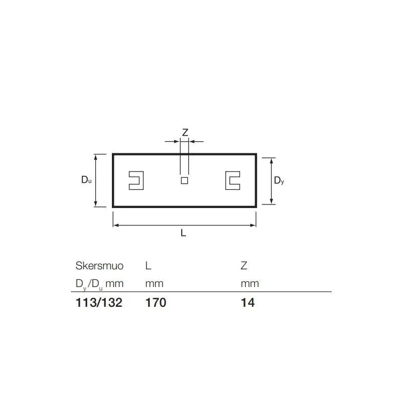 Двойная муфта для дренажных труб Wavin, 113 мм