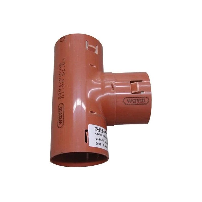 Drenāžas trejgabals Wavin DIA 80-80 mm x 90°