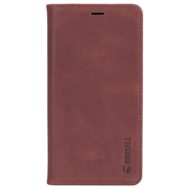 Krusell Sunne 4 Card FolioWallet Apple iPhone XS Max vintage red