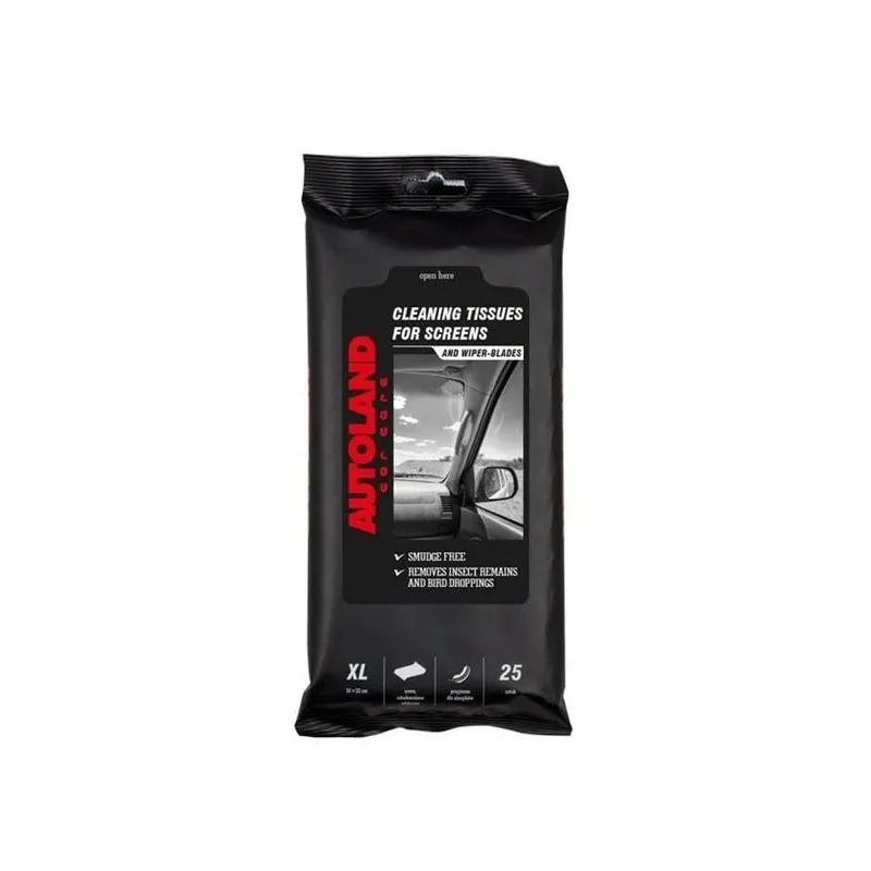 Salvetes automašīnu logiem Autoland, 25 gab.