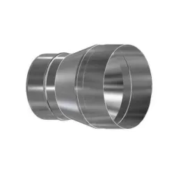 Соединительная муфта для дымоходов Wadex, 0.23 м, 100 - 130 мм