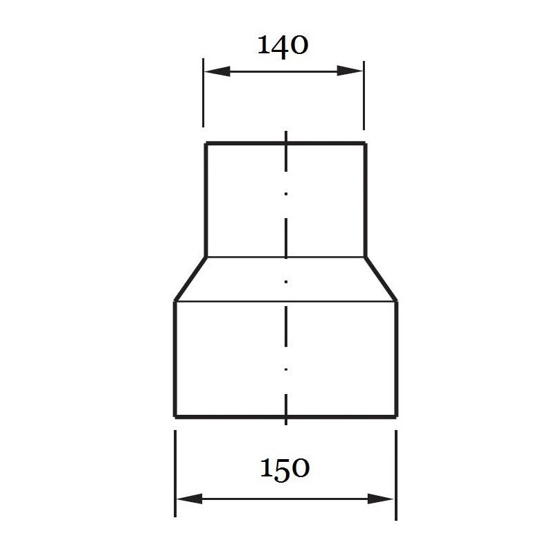 Pāreja dūmvada WADEX. 140-150 mm
