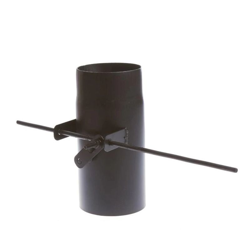 Dūmvada caurule ar šīberi WADEX. D115x250mm