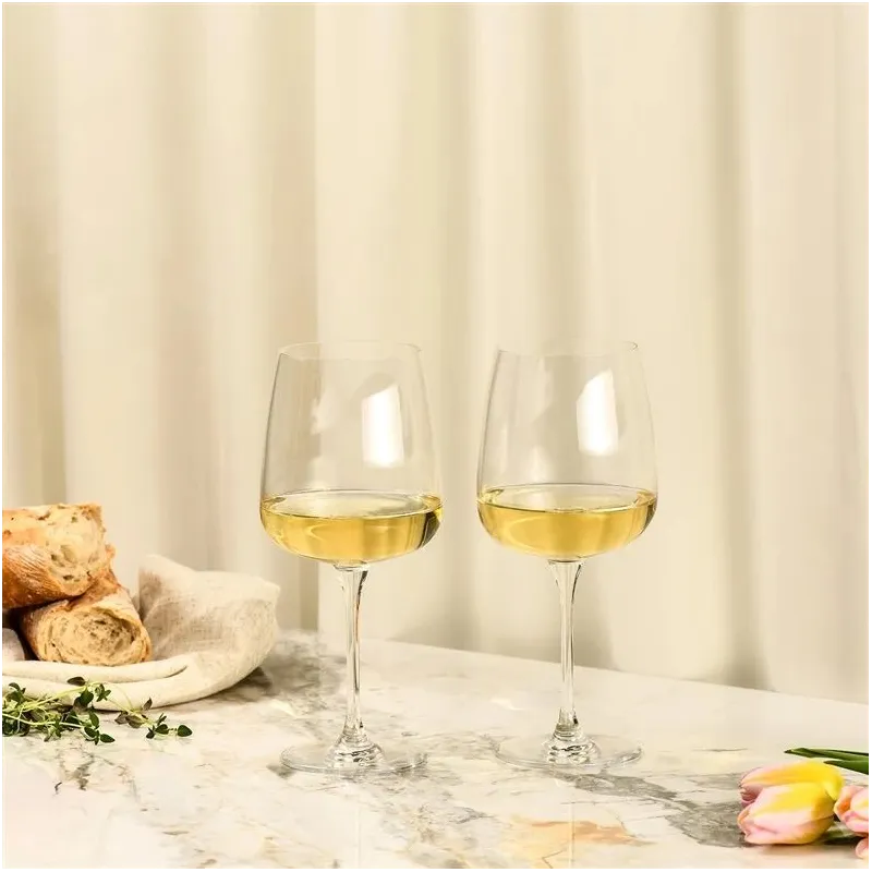 Vīna glāžu komplekts Krosno Modern, stikls, 0.650 l, 4 gab.