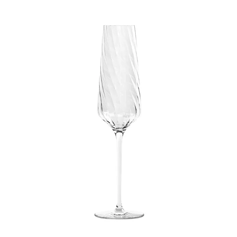 Šampano taurių komplektas Krosno AGLUMI, stiklas, 0.200 l, 4 vnt.