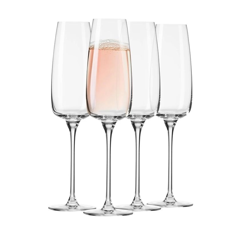 Šampanieša glāžu komplekts Modern. stikls. 0.250 l. 4 gab.