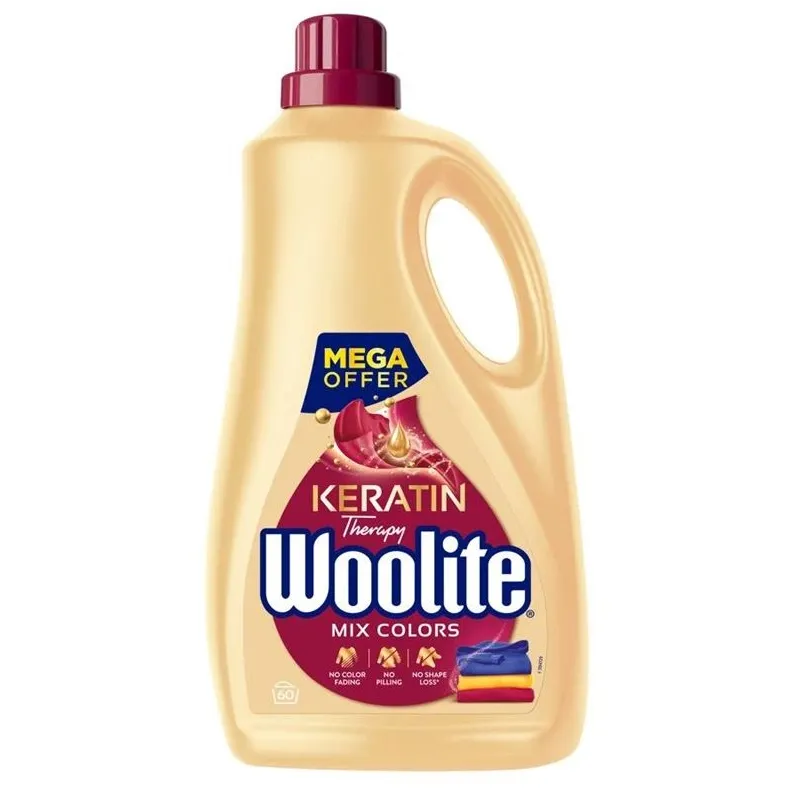 Šķidrs mazgāšanas līdzeklis Woolite Keratin, 3.6 l