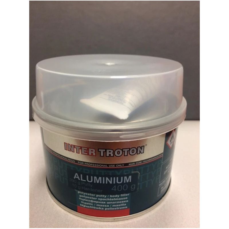 Auto špakteļmasa ar alumīnija putekļiem Inter-Troton. 400 ml