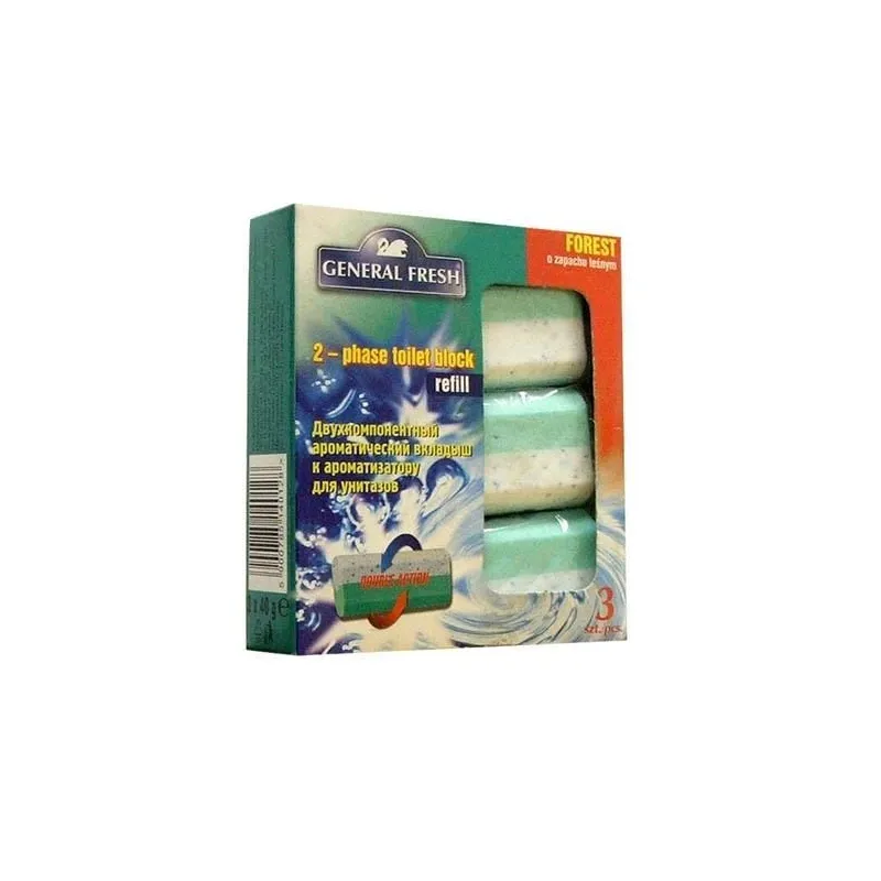 Klozetpoda ziepes General Fresh, 120 g, 3 gab.