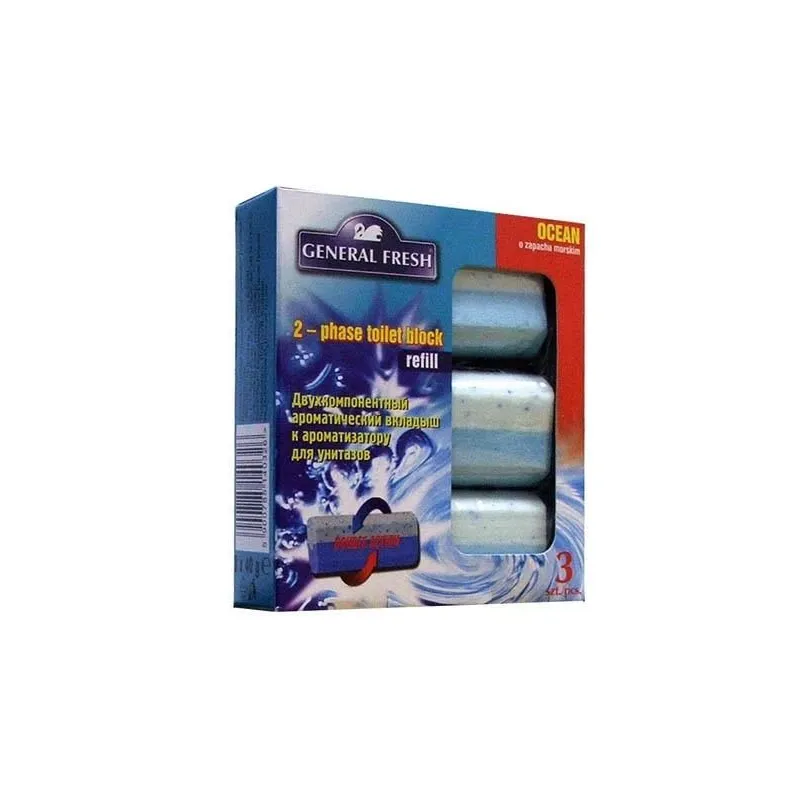 Klozetpoda ziepes General Fresh OCEAN, 40 g, 3 gab.