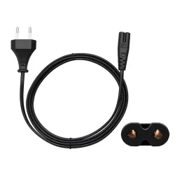 Кабель питания Blow 4418 Euro plug Male, C7 Female, 1.5 м, черный