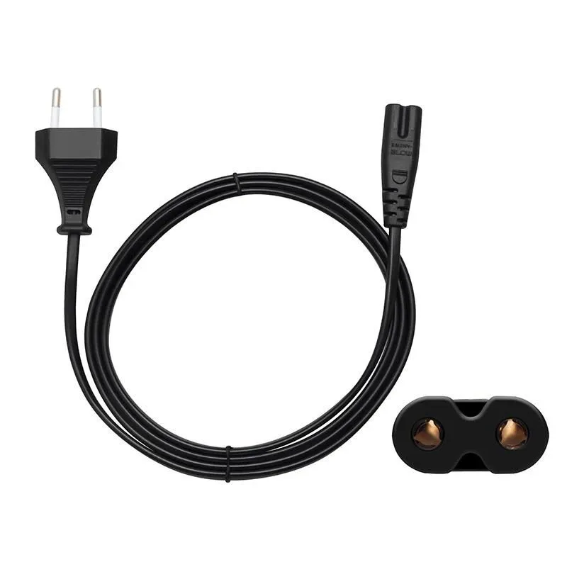 Strāvas vads Blow 4418 Euro plug Vīrietis, C7 Sieviete, 1.5 m, melna