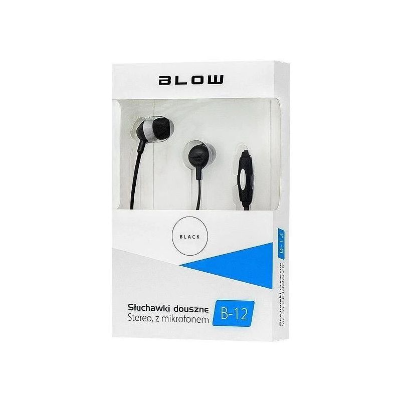 Austiņas Blow Earphones B-12 Black