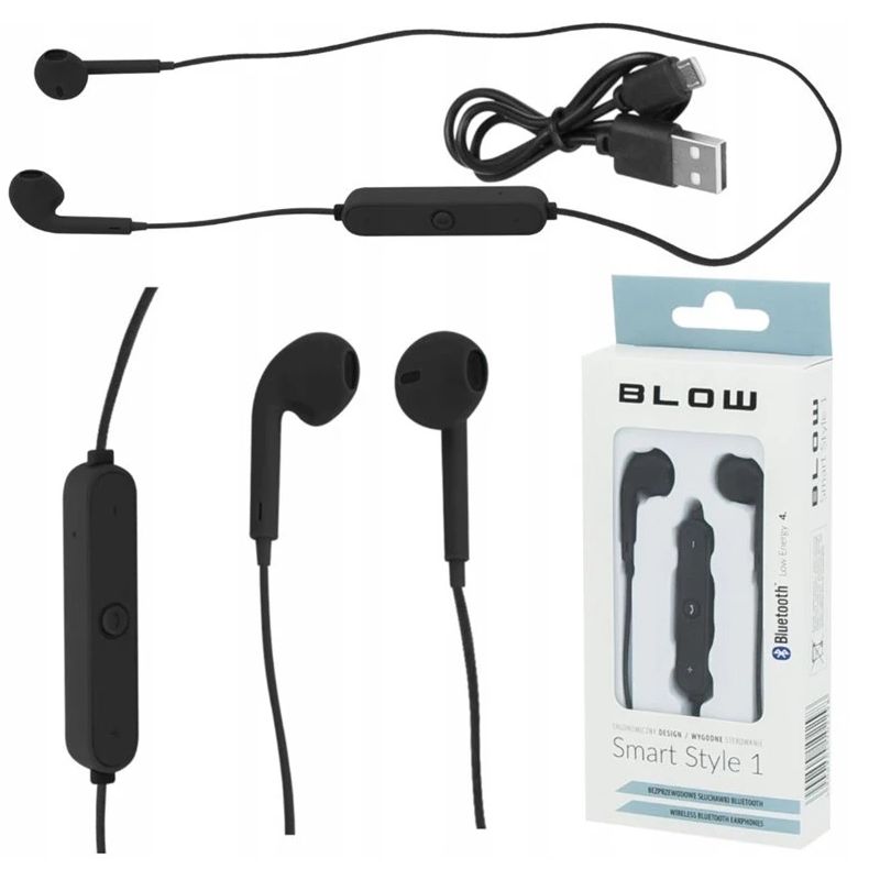 Austiņas blow melnā