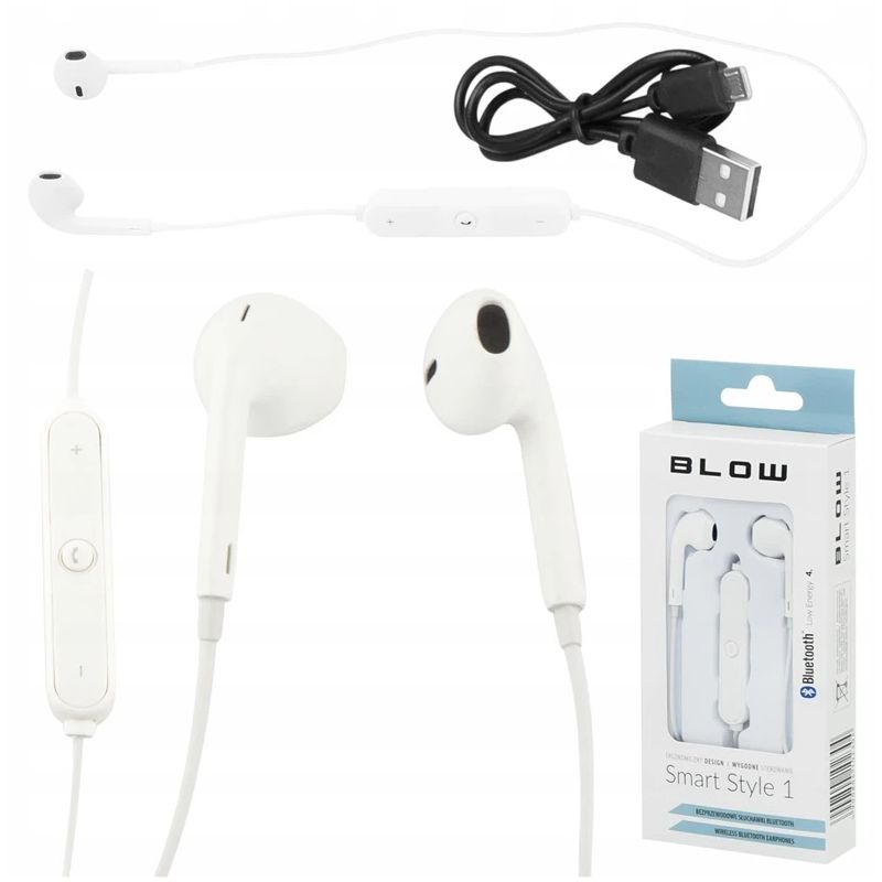 Austiņas blow balta