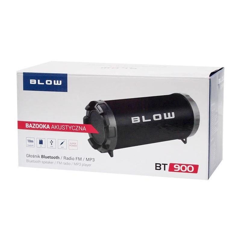 Bezvadu skaļrunis Blow BT-900. melna. 25 W