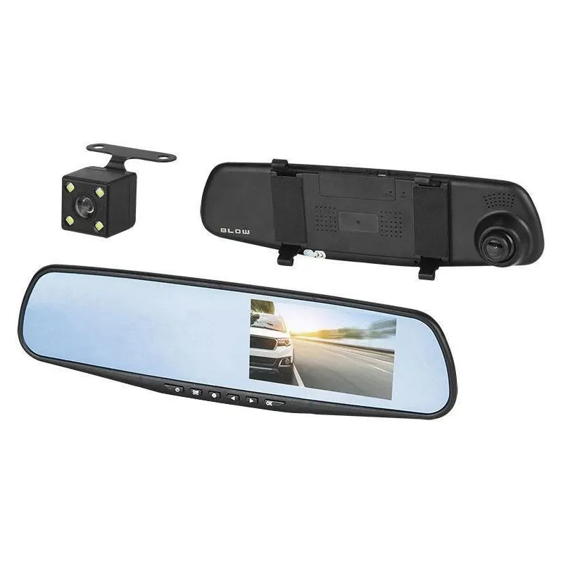 Auto videoreģistrators ar 2 kamerām Blow Blackbox DVR F600