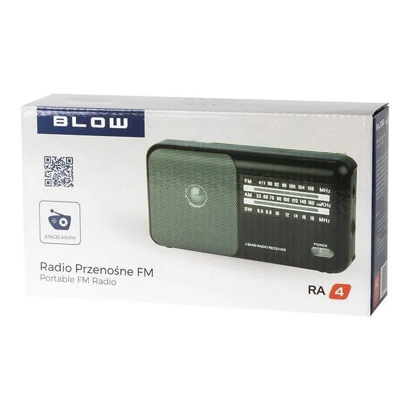 Radio receiver blow ra4 black
