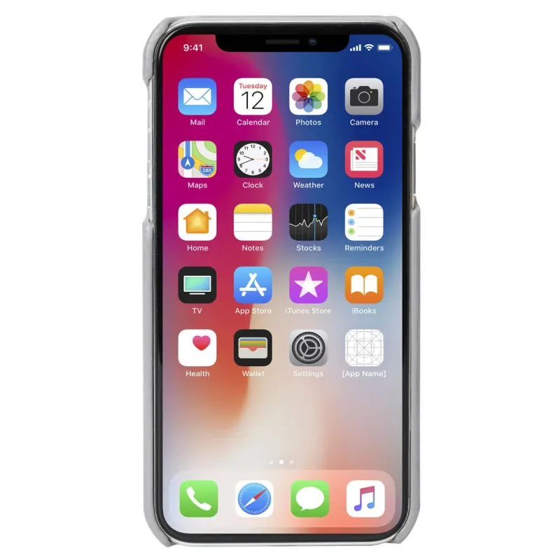 Krusell Sunne Cover Apple iPhone XS vintage grey