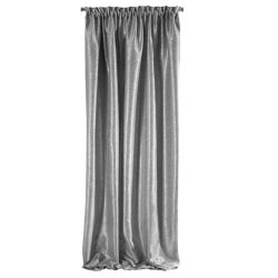 Aizkars Ebru Blackout sudraba, gredzeni 135x270 cm