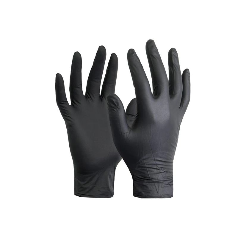 Cimdi vienreizējs Paclan. nitrils. melna. S. 100 gab.