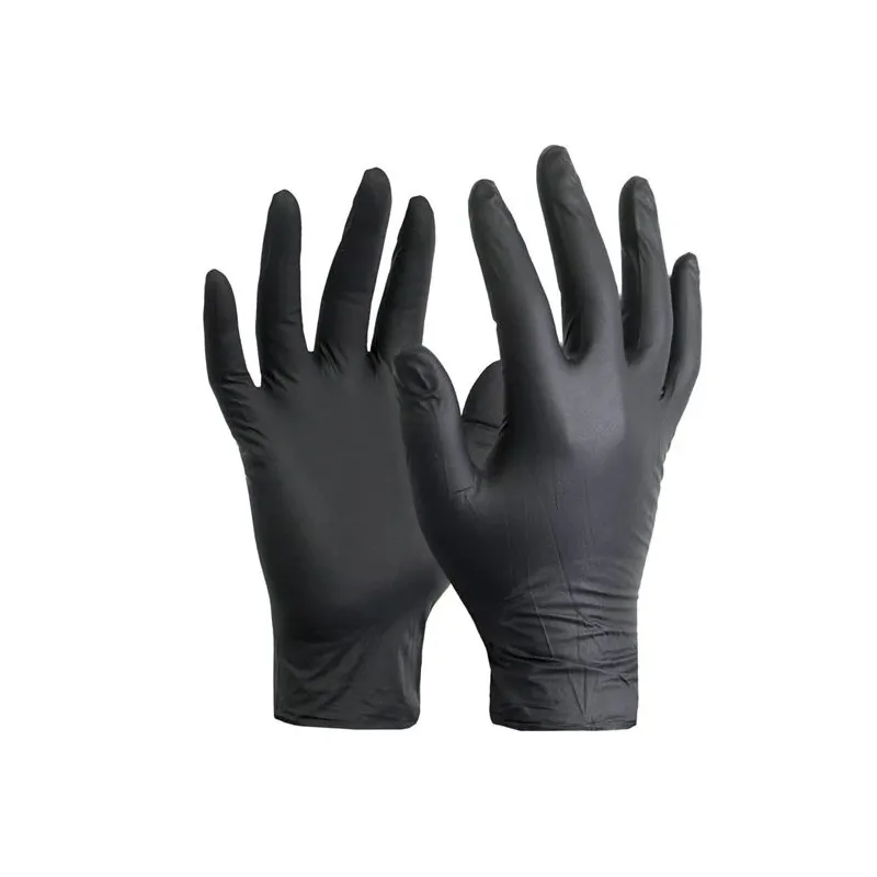 Cimdi vienreizēji Paclan, melna krās., M, 100 gab.