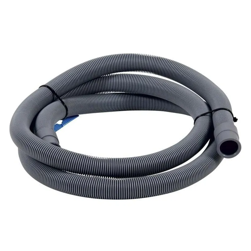 Ūdens izplūdes šļūtene veļas mašīnām Tycner, pelēka krās., 200 cm