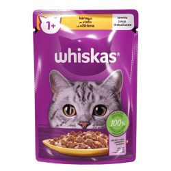 Mitrā kaķu barība Whiskas Chicken. 0.085 kg