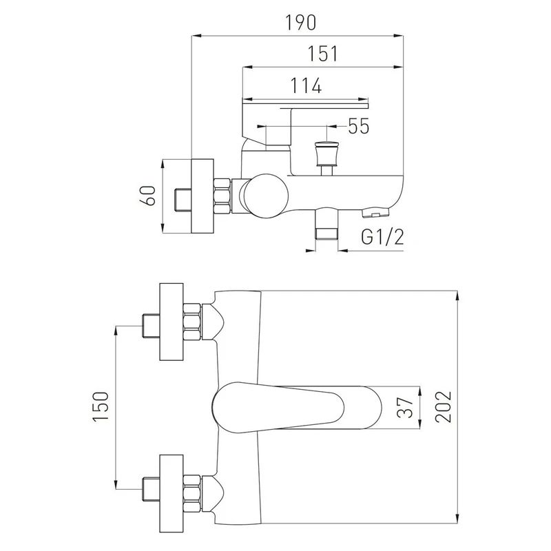 Maisītājs vannas cordoba bcd1