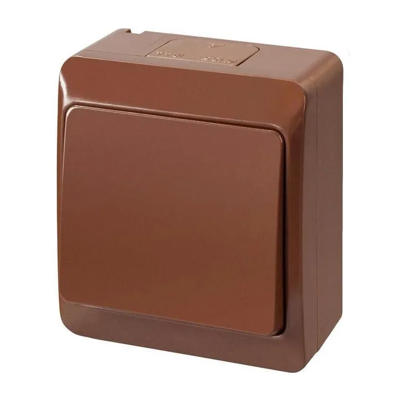 Slēdzis Elektro-Plast Hermes 0331-06 Brown