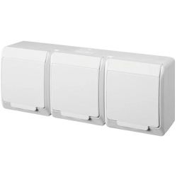 Trīsvietīgs spraudnis ELEKTRO-PLAST HERMES. IP44