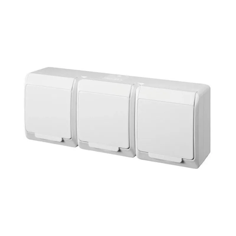 Kontaktdakšiņu savienotājs Elektro-Plast Hermes 0326-02 White