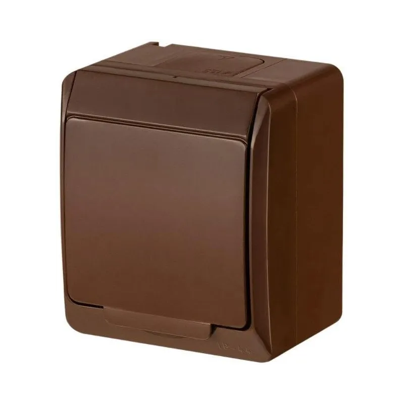 Kontaktdakšiņu savienotājs Elektro-Plast Hermes 0324-06 Brown