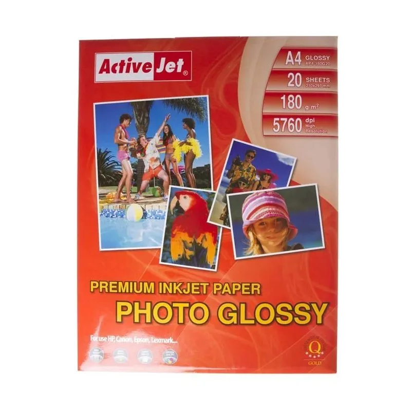 Fotopopierius ActiveJet AP4-180G20, A4