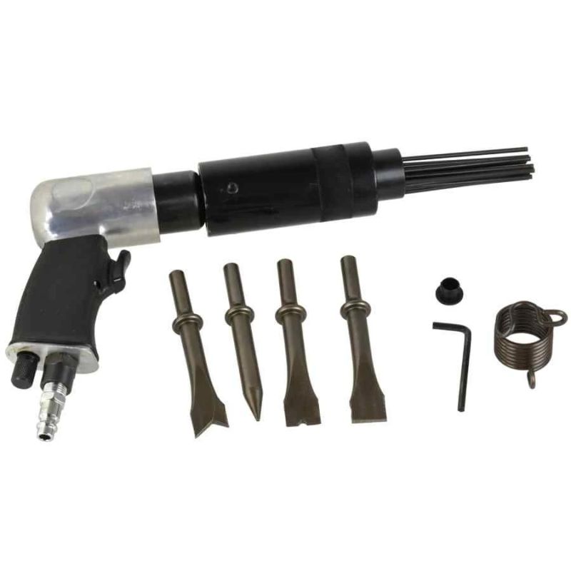 Pneimatiskais āmurs ar 4 kaltiem un ādatam