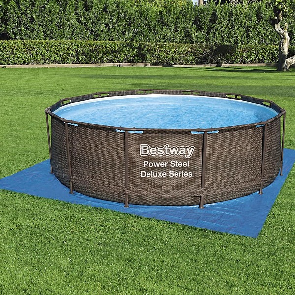 Bestway baseina pamatnes pārklājs Flowclear, 396x396 cm