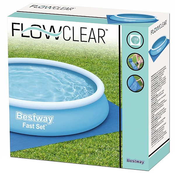 Bestway baseina pamatnes pārklājs Flowclear, 396x396 cm