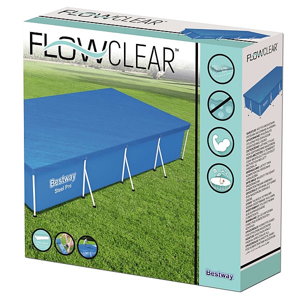 Bestway baseina pārklājs Flowclear, 400x211 cm