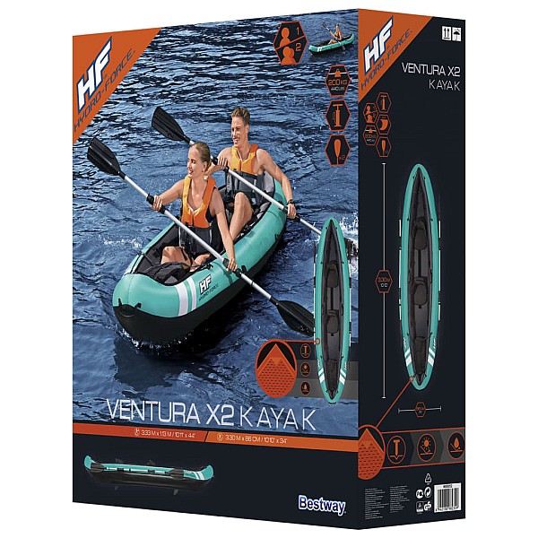 Bestway Hydro-Force Ventura X2 kajaks, 330x86 cm