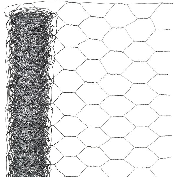 Nature sieta žogs, sešstūrains, 0,5x2,5 m, 25 mm, cinkots tērauds