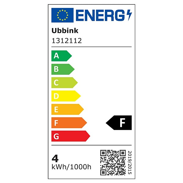 Ubbink ūdenskrituma komplekts ar LED Nevada, 60 cm, nerūsējošs tērauds