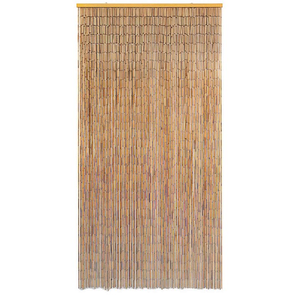 kukaiņu aizkars durvīm, 100x200 cm, bambuss