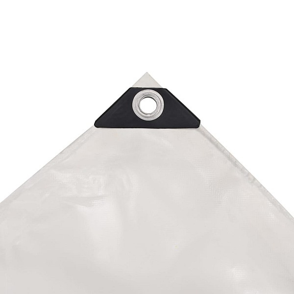 brezenta pārklājs, tents, 650 g/m², 3x4 m, balts