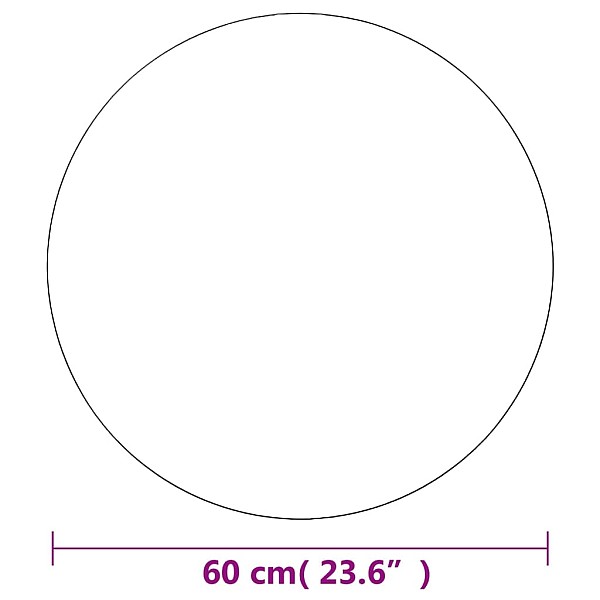 sienas spogulis, 60 cm, apaļš, stikls