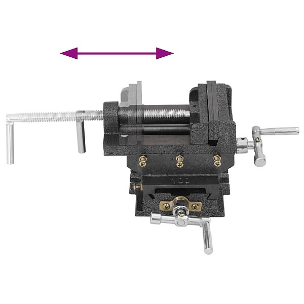 ar roku darbināmas krustveida skrūvspīles, 78 mm