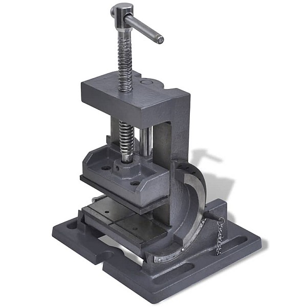 ar roku darbināmas skrūvspīles, paceļamas, 110 mm