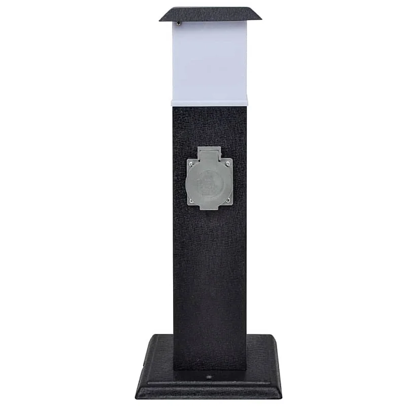 Stovas su Kištukiniais Lizdais Sodui su Šviestuvu, Juodas Stovas su Kištukiniais Lizdais Sodui su Šviestuvu, Juodas